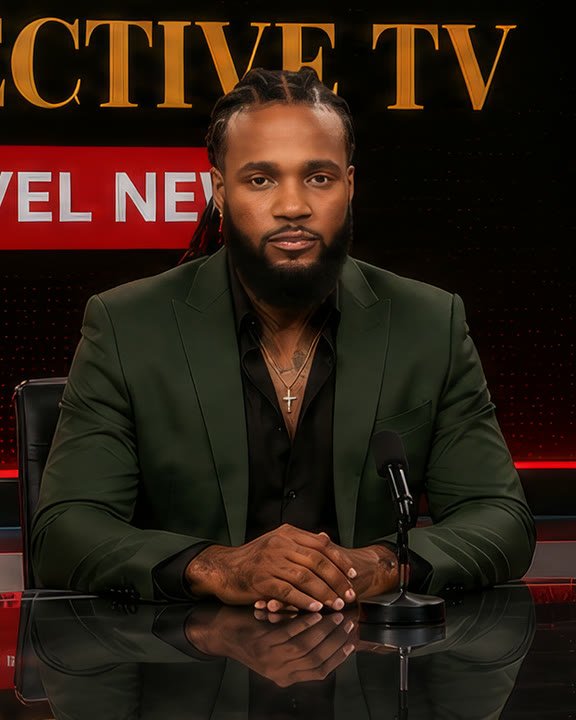 Myke at the anchor desk